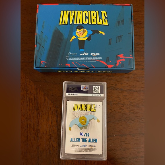 INVINCIBLE NYCC 2025 Exclusive PSA 10 Numbered 18/25 ALLEN THE ALIEN Orange B-5 - Picture 3 of 4